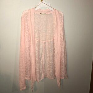 NWOT Pink Ruff Hewn cardigan